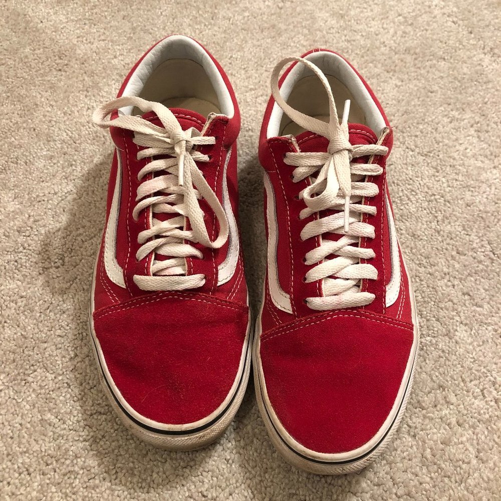 Red Vans Sneakers